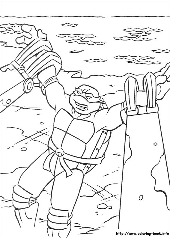 Teenage Mutant Ninja Turtles coloring picture